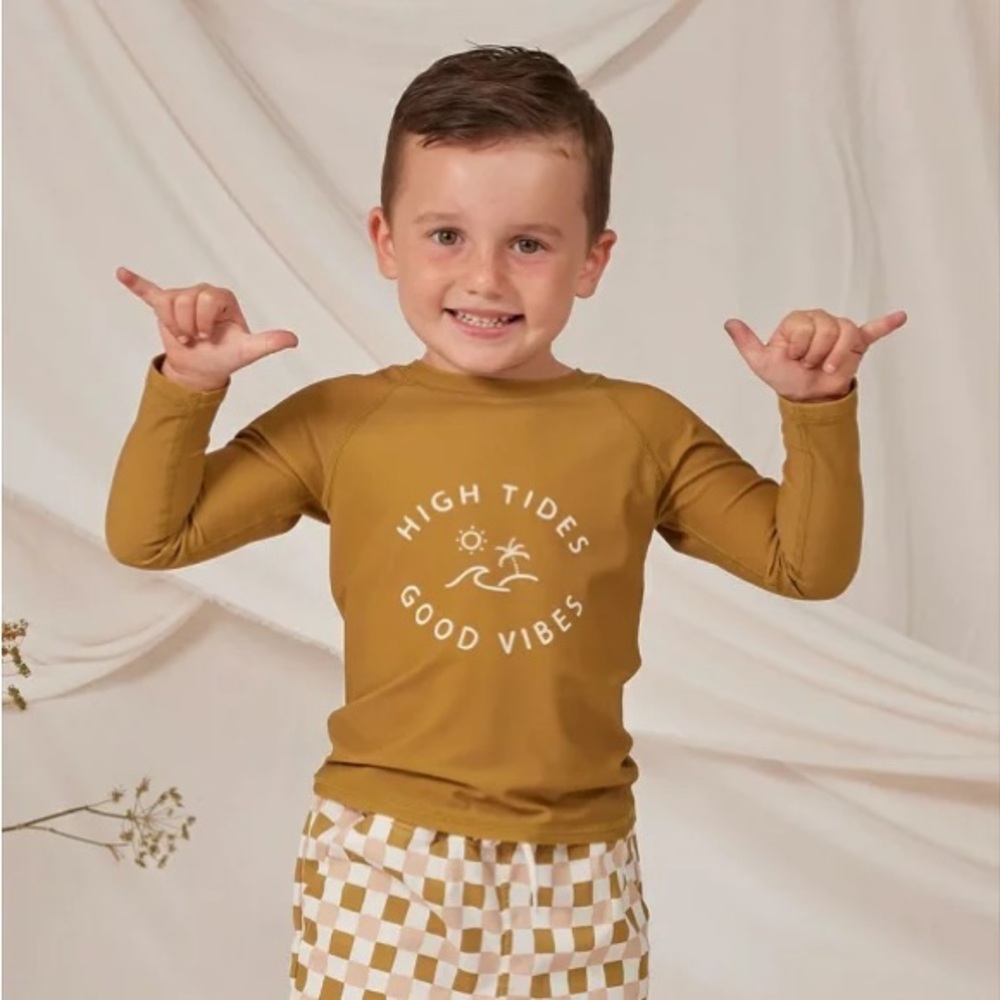 Rylee + Cru Rashguard Top Ochre